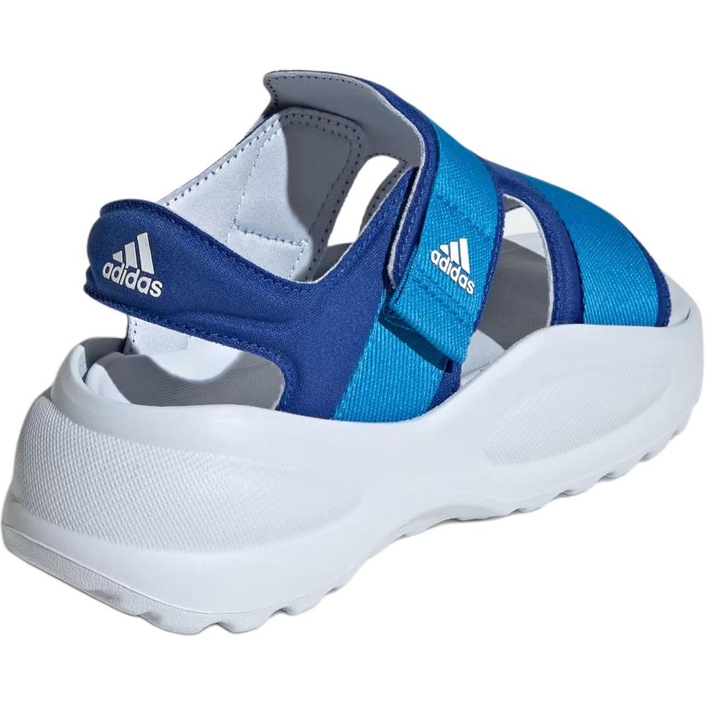 Adidas Sandały z tkaniny Mehana Wygodne Antypoślizgowe Trwałe Niskie Sandały Dziecięce Niebieskie JP5828