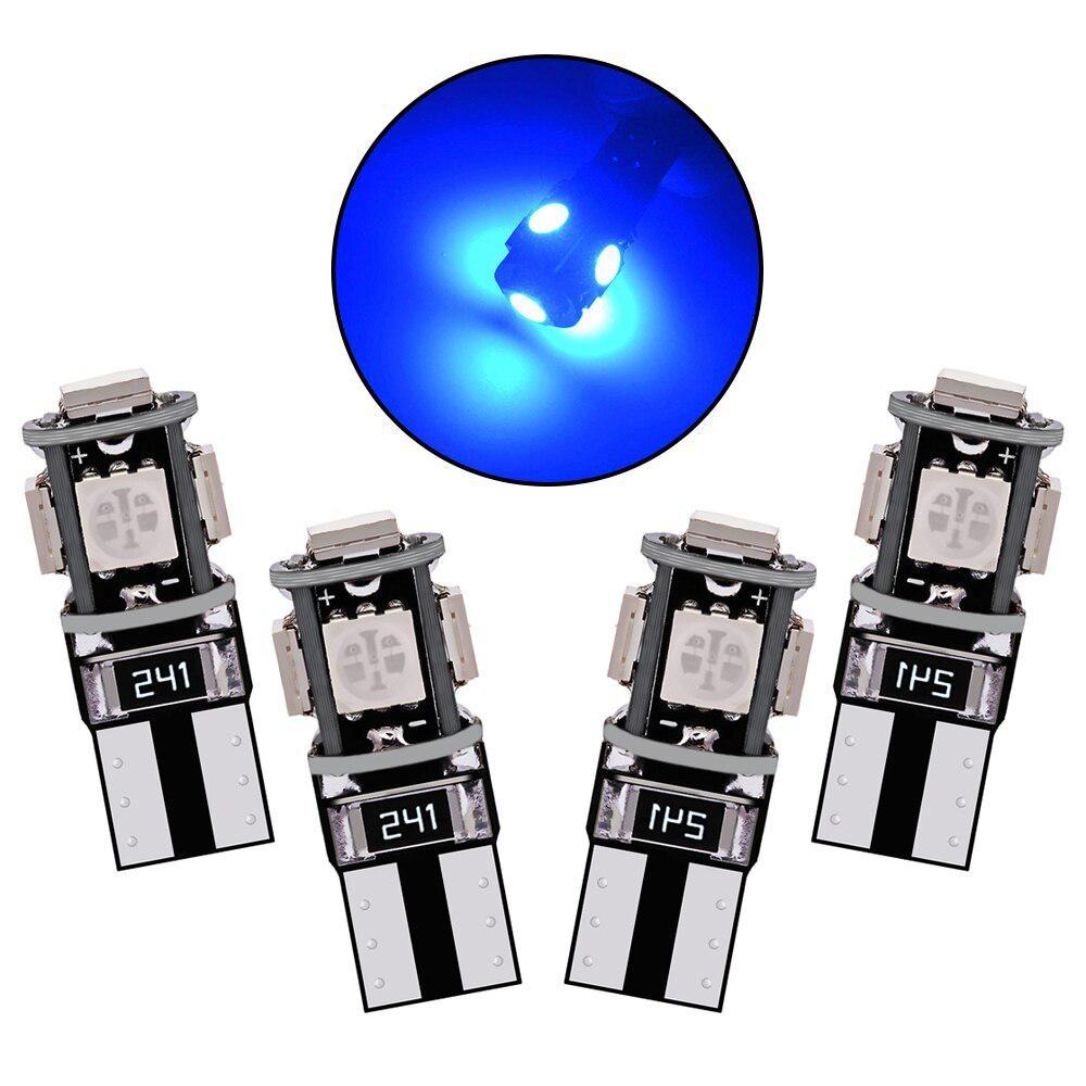 Canbus Weiß Blau Rot Gelb Grün T10 5smd 5050 Led Auto Licht W5w 194 241 Fehler Glühbirnen