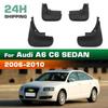 4 PIÈCES Bavettes de Voiture Garde-boue Pare-éclaboussures Garde-boue Bavettes de Voiture Pour A6 C6 BERLINE 2006 2007 2008 2009 2010