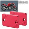 2pcs Front Rear Brake Fluid Reservoir Cap Cover Fit for Honda CB300F CBR500R CB500F CB500XRed