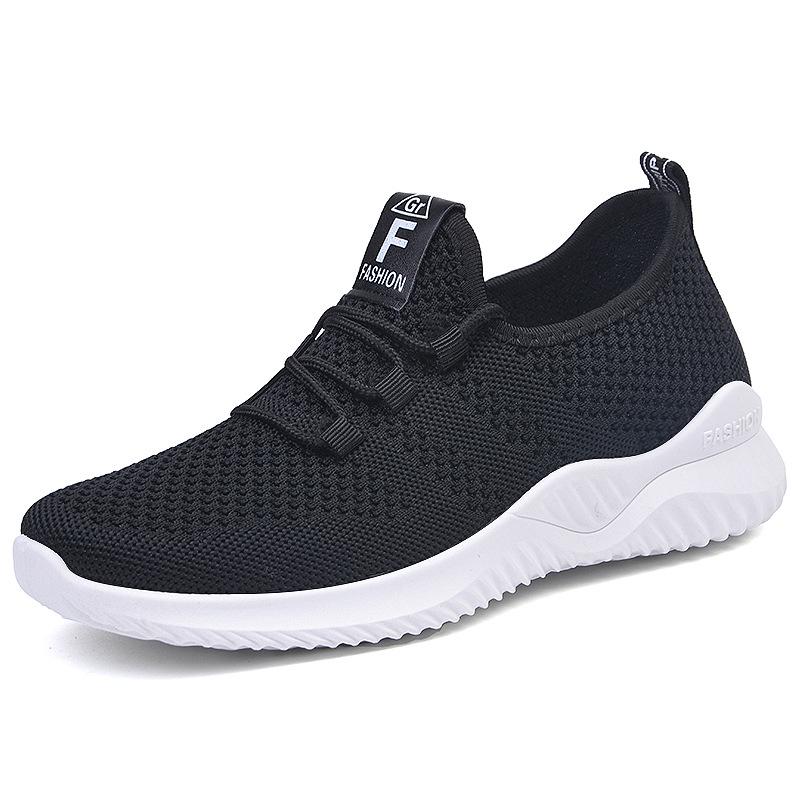 Jinshiyuan Women's Lightweight Mesh Running Shoes - Breathable, Comfortable Fly-Knit Casual Sneakers