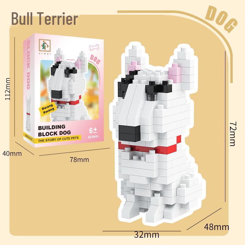 Puppy Cute Dog Series Compatible with LEGO Micro Bricks - Building Blocks Toy for Kids
