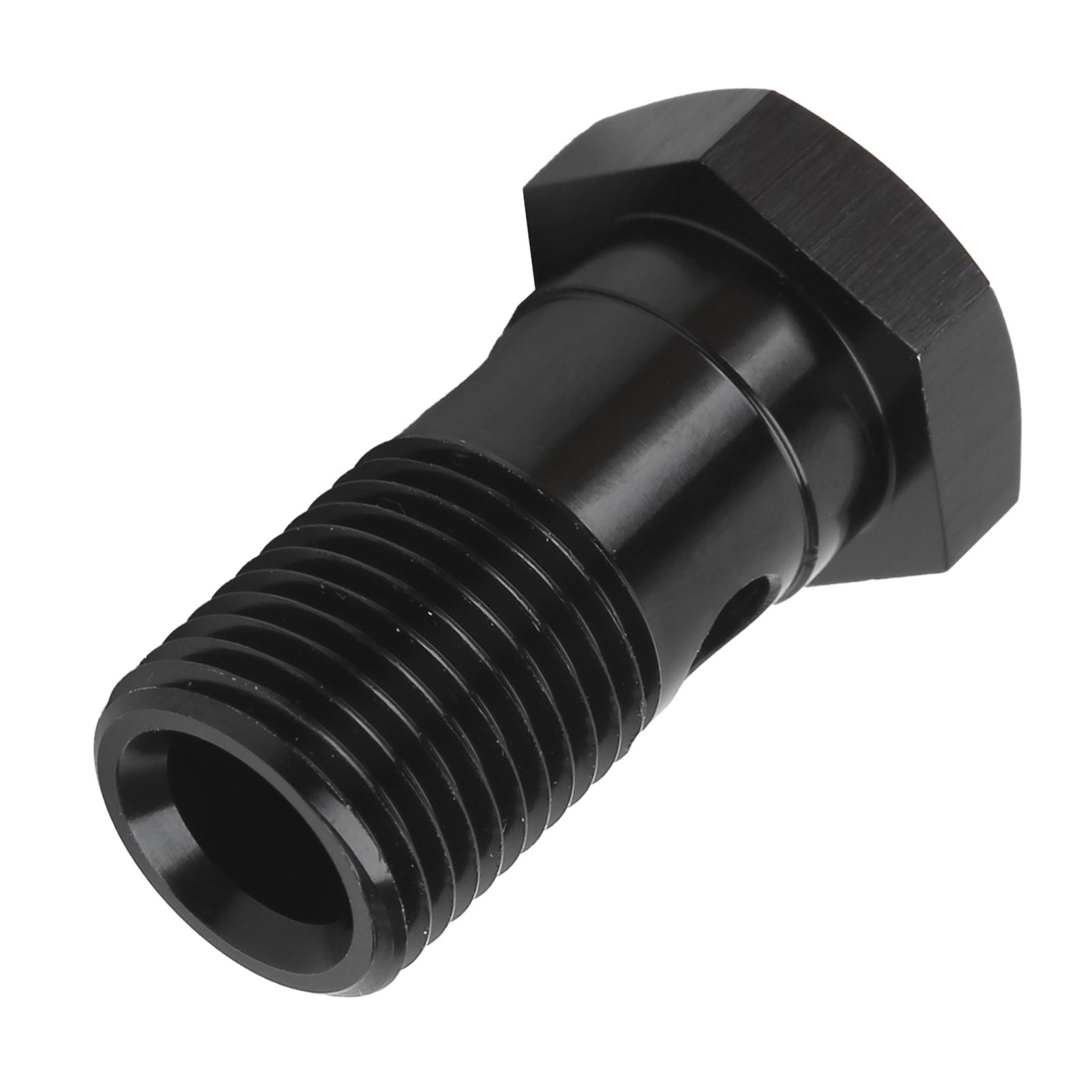 

Алюминиевый одинарный болт-банджо M16 x 1,5 мм резьба 1,3 дюйма длина черный автомобильный аксессуар