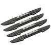 4PCS Car Door Anti-collision Protector Car Badge Bumper Strip Stickers For Alfa Romeo Mito Brera 147 Giulietta 159 156 Stelvio HL6