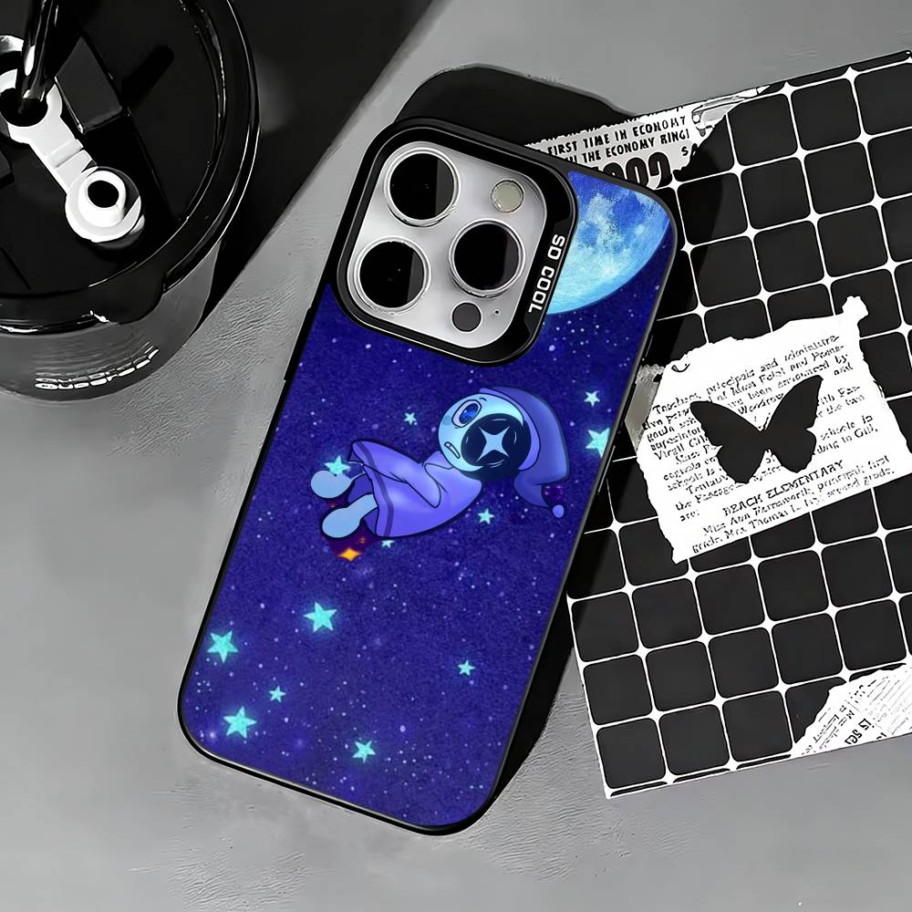 Astro Dandys Game World Phone Case For iPhone 17,16,15,14,13,12,11 Plus,Pro Max,XS,Colored silver phone case