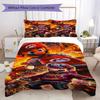 Super Mario  Prints bedding, duvet cover and pillowcases, birthday gift (1 duvet cover + 2 pillowcases, pillow insert not included)JM002