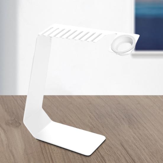 Watch Charger Stand Stable Base Rustproof Corrosion Resistant Smooth Surface Desktop Smartwatch Charger with Watch Band Holder for Apple Watch