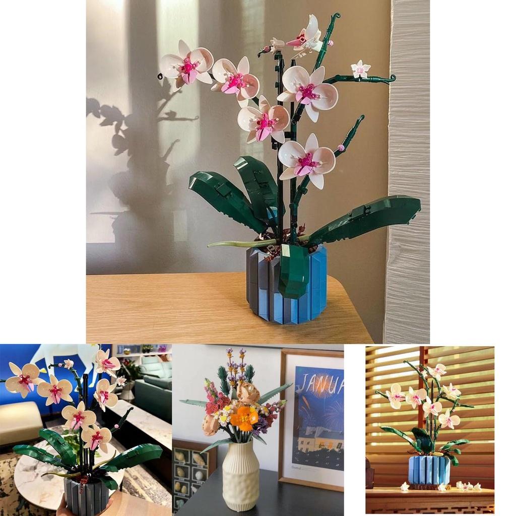 Orhidee Fluture de Plastic Bonsai Grup de Flori