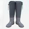 Bottes de Pluie Homme à Petit Talon Haut Printemps Automne Agriculture Jour de Pluie Imperméables et Antidérapantes Bottes Caoutchouc Bout Large Chaussures Homme Neuves Originales