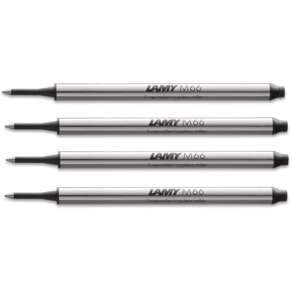 Lamy M66 Rollerball Refill Black X 4