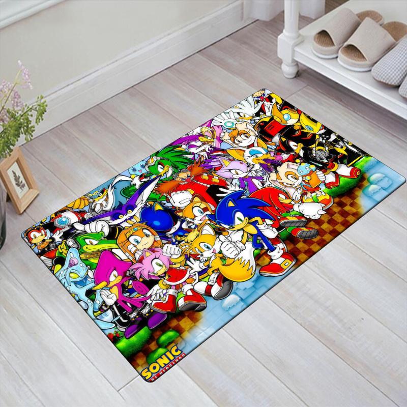 Hedgehog Cartoon Carpet Rug for Living Room Bedroom Home Sofa Decoration,Kids play Non-slip Floor Mat