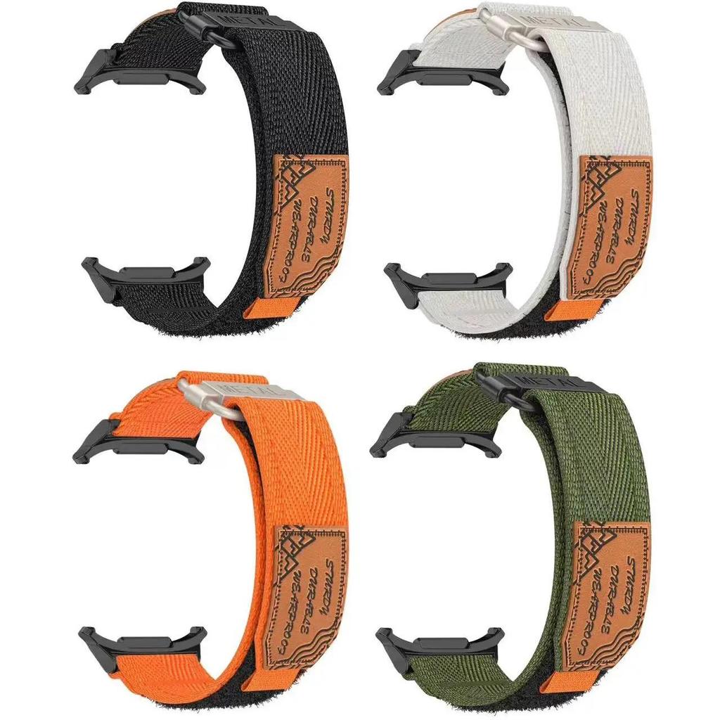 Galaxy Watch Ultra 47mm Cinturino Senza Spazi per Samsung Galaxy Watch Ultra 47mm Cinturino Nylon Loop Donna Uomo Fibbia Acciaio Inossidabile Cinturini