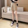 Women's High-Waist Versatile Workwear Capris – Korean Style, Wide-Leg, Summer Casuals
