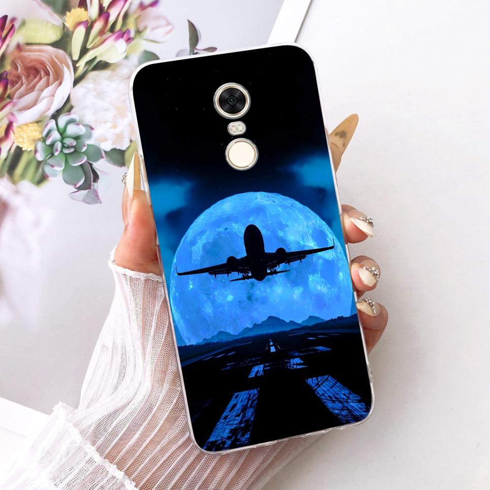 For Xiaomi Redmi 5 Plus 5Plus Redmi5 Phone Case Chinese Dragon Cute Cat Cartoon Pattern Casing Soft Clear Silicone Back Cover