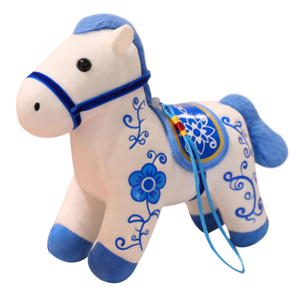 New Pony Plush Toy Zodiac Horse Doll Company Got Off To a Good Start Gifts Year of the Horse Mascot