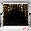1Pcs  Black Golden Glitter Backdrop Decoration Background Winter Backdrop Decorations For Photo Studio Photo Booth Christmas