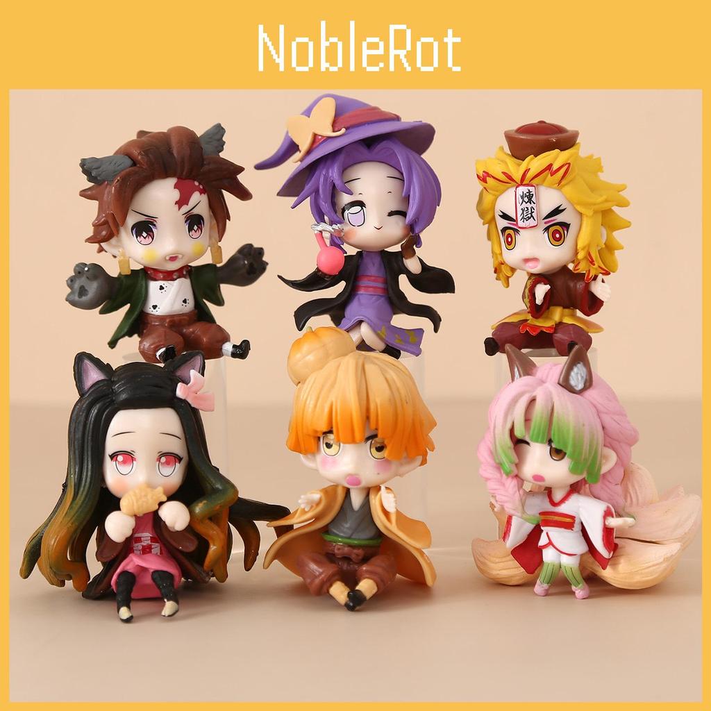 Demon Slayer: Kimetsu No Yaiba Anime Girl Pvc Figure Blind Box Toy For Collectors And Kids