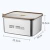 COOKER KING Stainless Steel Vacuum Food Storage Container