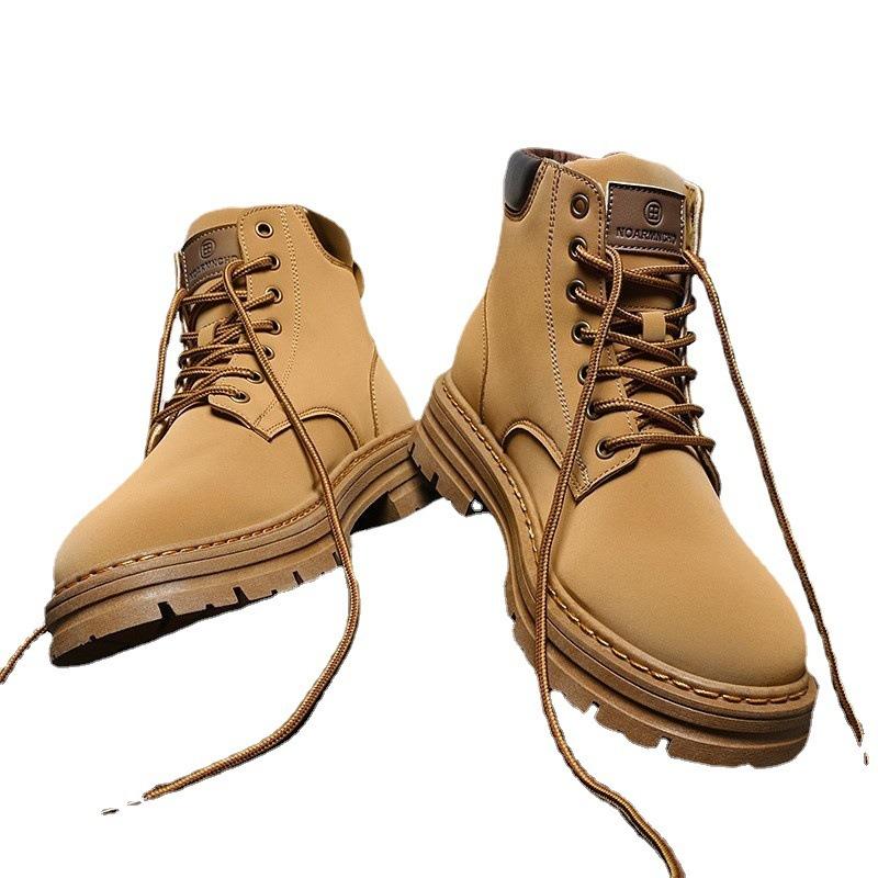 Men's winter construction site wear-resistant construction work Martin boots tooling waterproof non-slip mountaineering