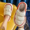 Cotton slippers men's autumn and winter indoor home velvet warm household confinement shoes women's winter cloth soft