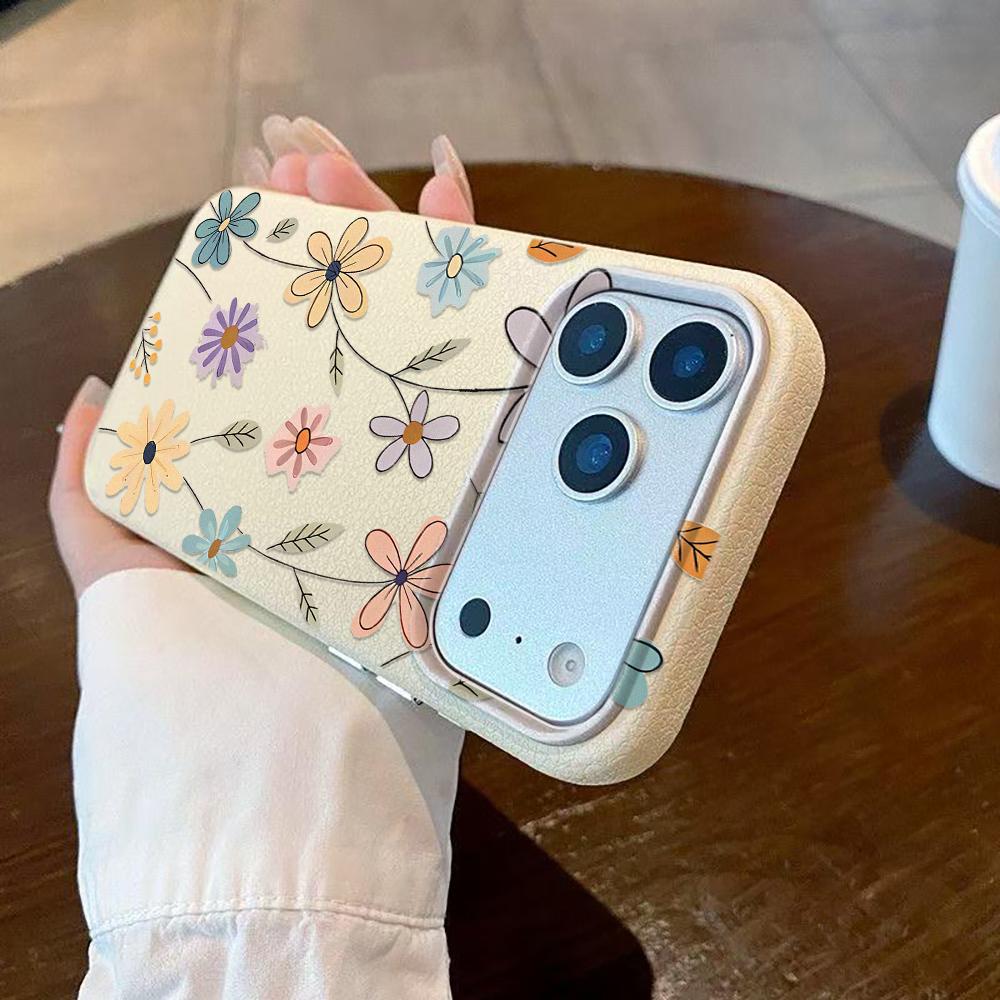 Retro Flower Soft Case For iPhone 17 Pro Max Cases iPhone 11 15 12 13 14 Pro Max Case 17 Air 17proMax Back Cover Funda Bumper