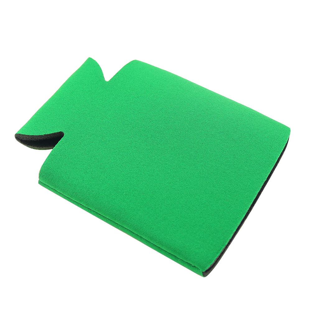

1PCS Beer Sleeves Camping Can Cup Soda Cover Foam Drink Cooler Portable Bottle Outdoor Sleeve for Party Wedding Birthday зелёный