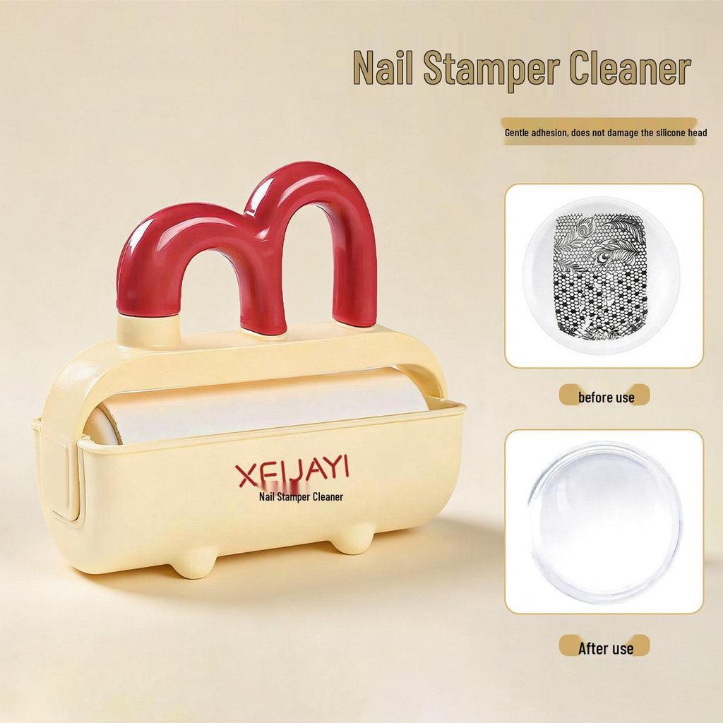 X-007 Cartoon Kitten Nail Art Stamping Plate with Scraper - Multiple Patterns, High-Quality Design