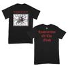 Resurrection of The Flesh Tee, Occult T-Shirt with Pentagram Symbol & Vintage Black White Art for Fans