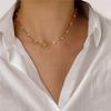 Pearl Clavicle Chain Necklace Beads Choker Neck Chain Goth Chocker Jewelry On The Neck Pendant Collar Women