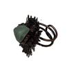 Gothic Adjustable Rings Boho Raw Stone Rings Natural Stones Natural Crystal Rings  Handmade Jewelry