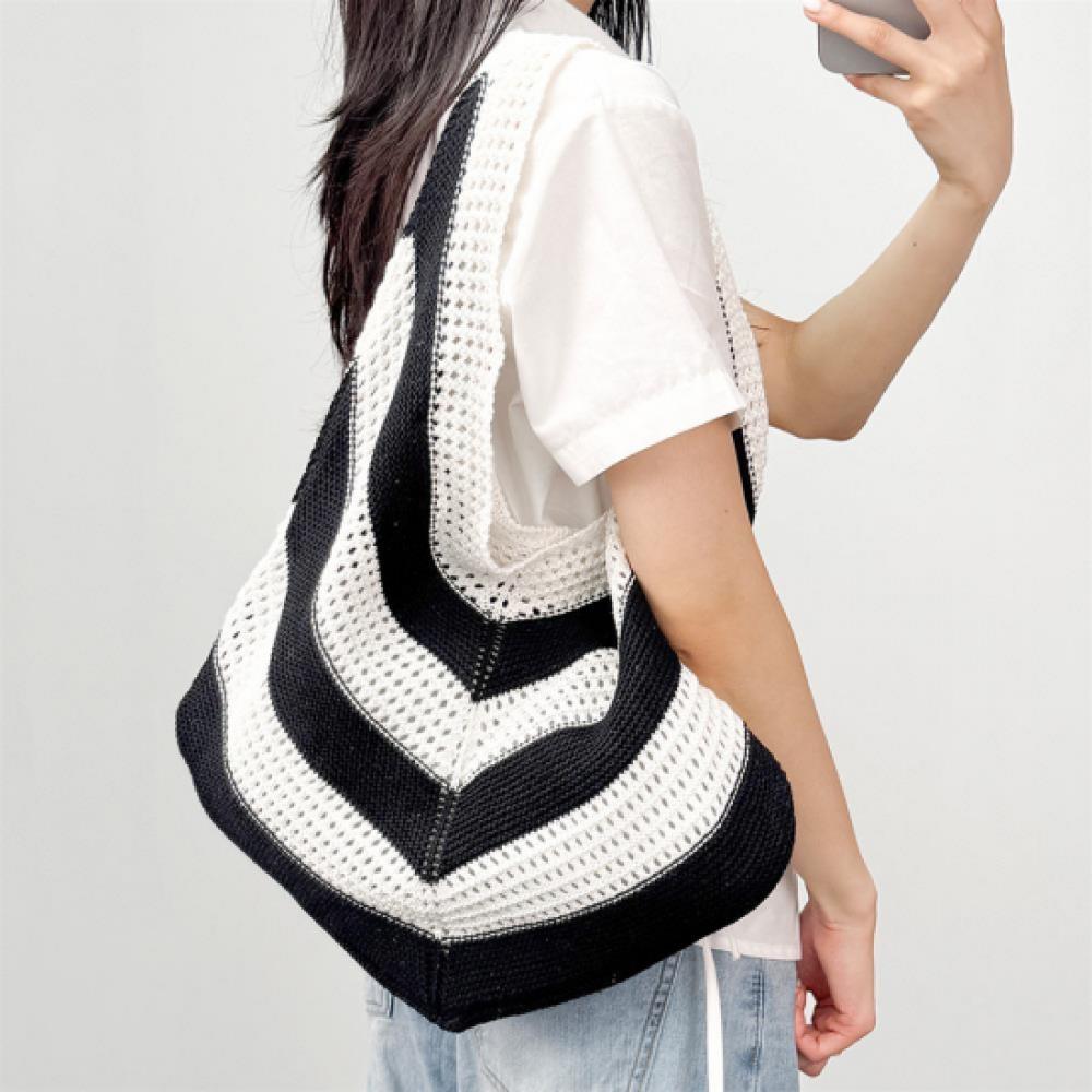 New Arrivals Open Run Women Knit Large Shoulder Bag