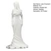 Vintage Hooded Cowl Women Figurine 3D Printed Fishtail Dress Faceless Lady Statue Sculpture Home Office Decoration Ornament