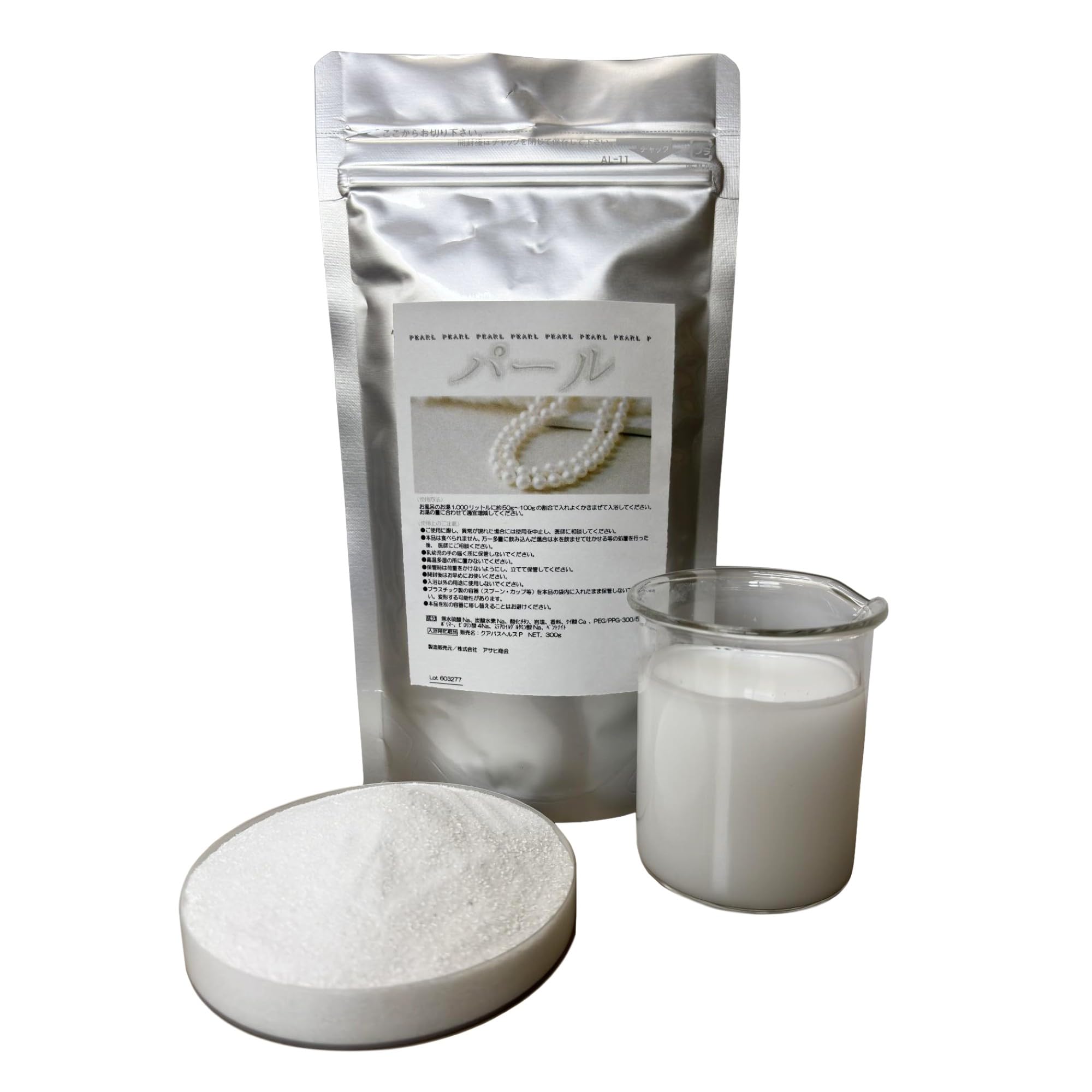 

Asahi Shokai Соль для ванны Жемчужная белый