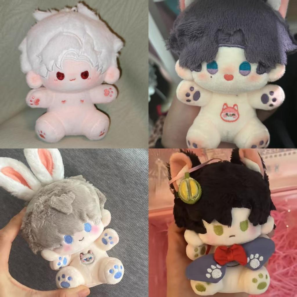 10 Cm Sitting Plush Toy Sylus Love And Deepspace Sylus Cartoon Doll Same Style Accessory Girl'S Gift Cotton Doll Cosplay Women
