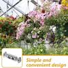 10Pcs Adjustable Cable Clamp Double Hole Cable Locker Steel Cable Fastener  Industrial Construction