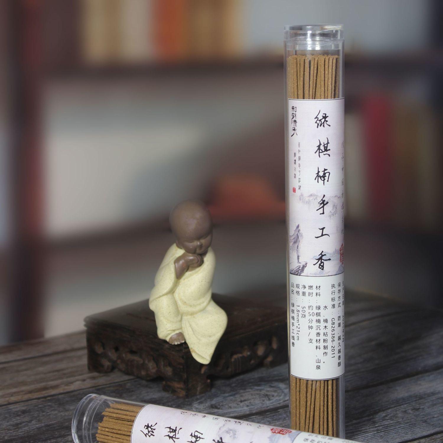 

Изготовленные вручную благовония из зеленого кианама и агарового дерева для глубокой медитации, духовный аромат, спокойствие и расслабление, идеально подходят для йоги Green Kyanam