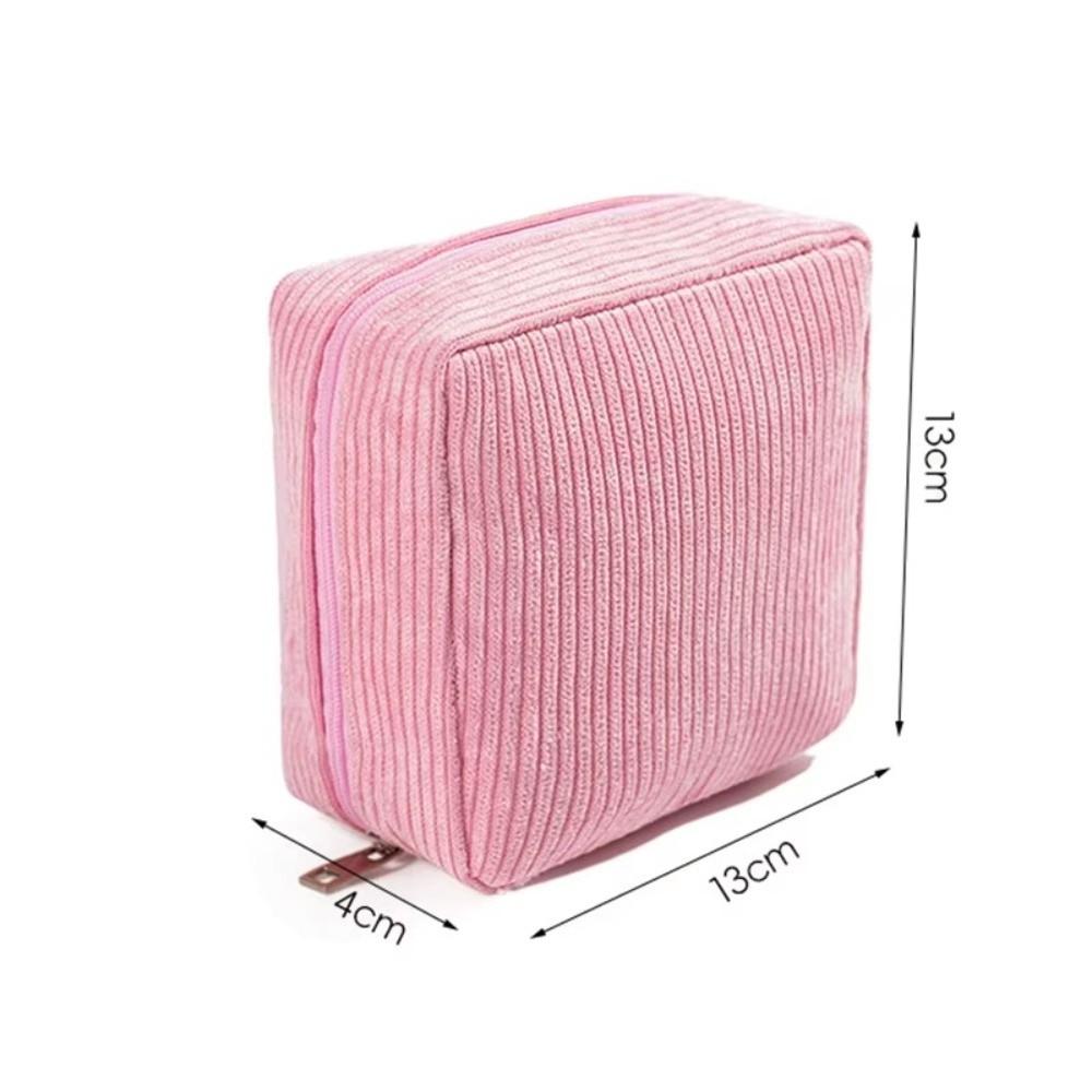 New Large Capacity Sanitary Pads Bag Multipurpose Storage Bag Cosmetic Bag Cosmetics Lipstick Mini Data Cables Organizer Travel