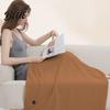 Warmer Strickponcho Elektrisch beheizter Schal mit Verschluss Tragbar mit Reißverschluss USB Decke Aufheizung Vorne