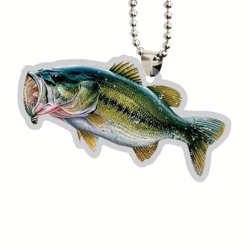 

Веселый рыбак Акриловая рыбка Украшение для автомобиля Для ярких и праздничных акцентов Дома