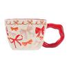 New Christmas ceramic mug Large capacity cute ceramic water cup High value coffee cup Office milk cup