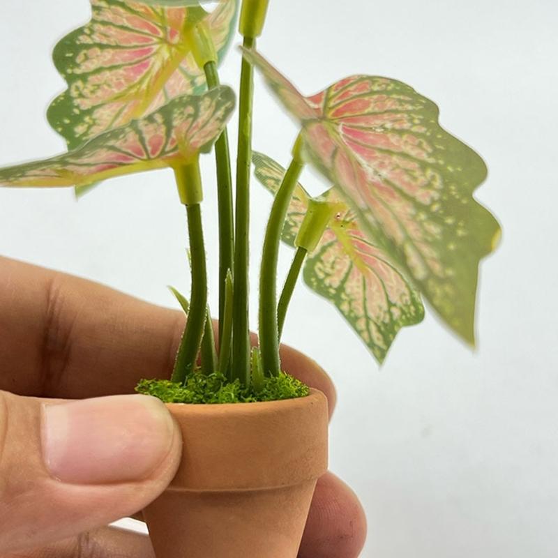 Realistic Greenery Plant Miniature Houseplants Desk Decorations For Home Office Coffee Shop Workspaces Scene Setting