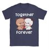 Bubu Och Dudu Tillsammans För Evigt T-shirts Unisex Ren Bomull Mode T-shirt Rund Hals Kortärmad Kläder Gåva