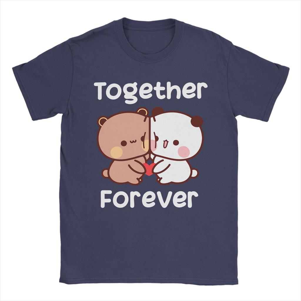 Bubu Och Dudu Tillsammans För Evigt T-shirts Unisex Ren Bomull Mode T-shirt Rund Hals Kortärmad Kläder Gåva