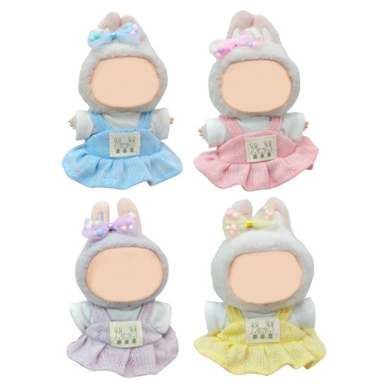 Trendy Doll Clothes Set Adorable Baby Outfits for 17cm Dolls Fashionable Baby Doll Attire