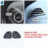 Lift Button Air AC Vent Gear Box Panel Cover Trim For Mercedes-Benz GLA 220 H247  - 2024 ABS Carbon Fiber Look Accessories