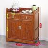 Solid Wood Chinese Style Tea Cabinet Sideboard Table for Living Room Storage