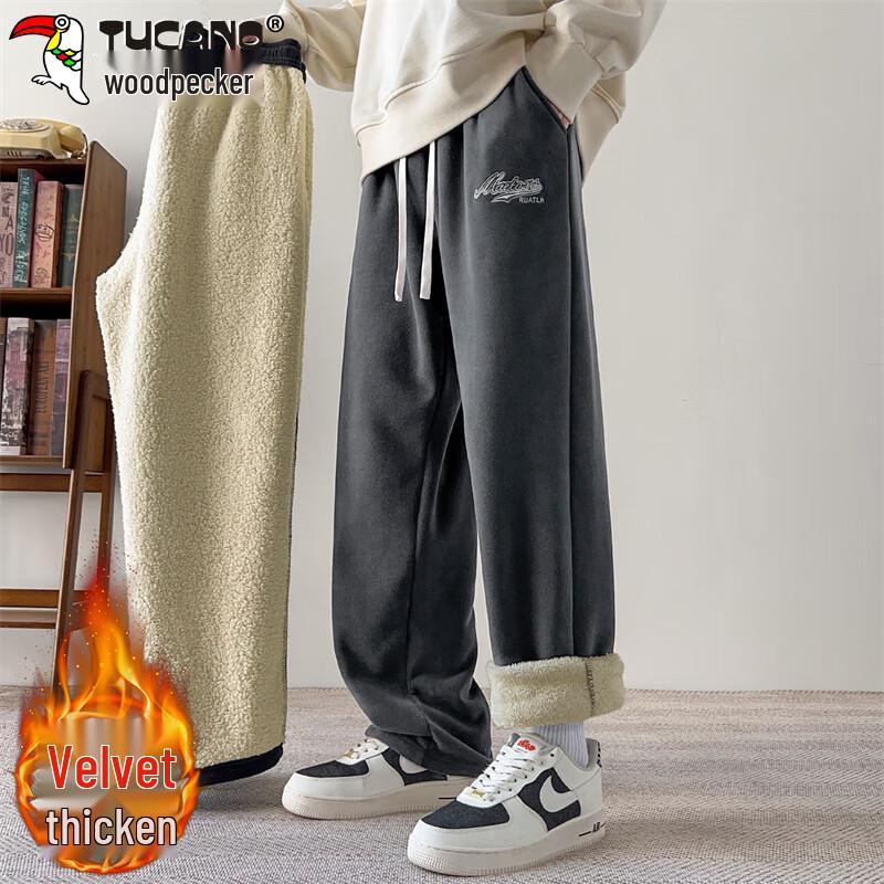 

TUCANO Men s Winter Lamb Fleece Lined Sweatpants XL
