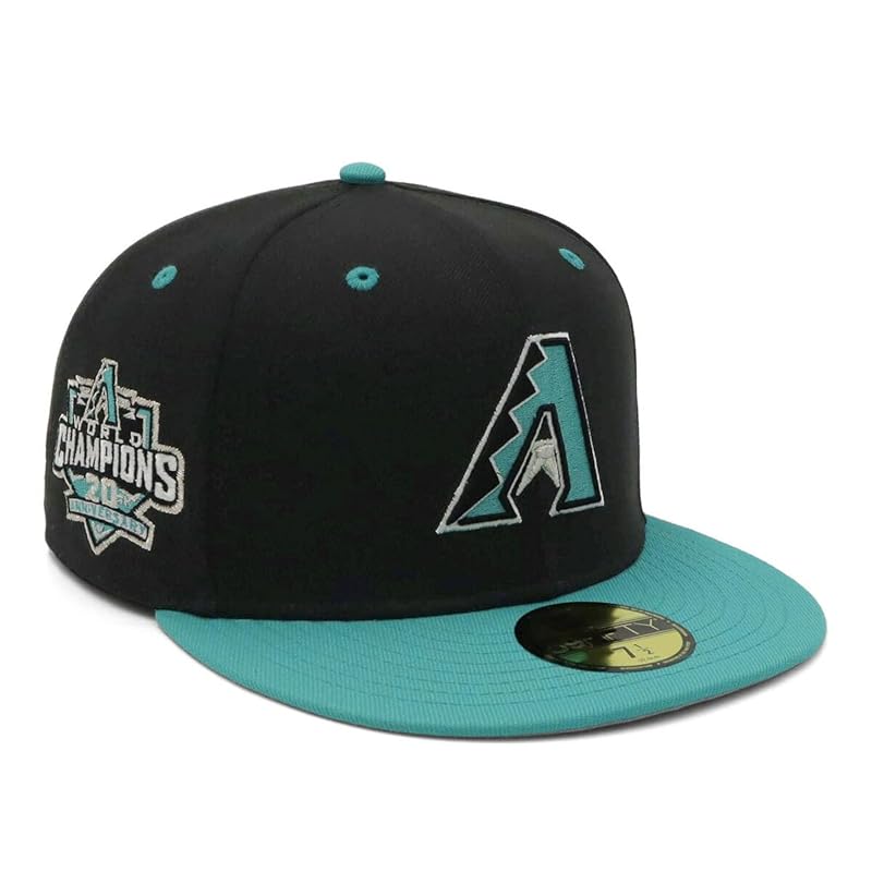 

[New Era] cap 59FIFTY side patch ONSPOTZ special order ARI black/teal 7 5/8 59Fifty 2-Tone Color Black Teal Side Patch Mlb Arizona Diamondbacks