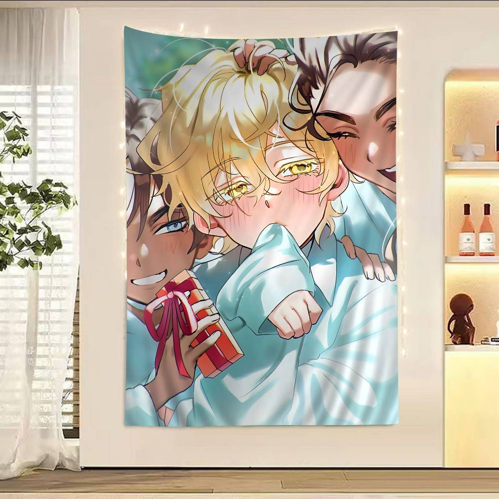 Anime ALIEN STAGE Cartoon Tapestry Wall Hanging Decoration Household Home Decor