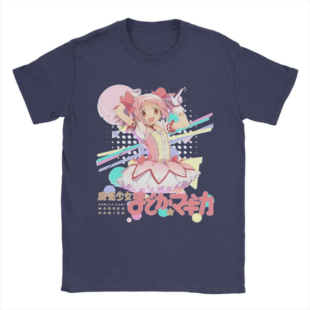 Mahou Shoujo Madoka Trička Unisex Puella Magi Madoka Magica Anime Čistá Bavlna Tričko Kulatý Výstřih Krátký Rukáv Trička Oblečení